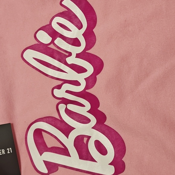 BNWT Women's Cropped Barbie x Forever 21 Sweater - Picture 5 of 6